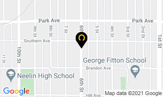 Brandon School Division All Depts - General Inquiries in Brandon map