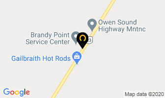 Brandy Point Service Center Ltd in Mitchell map