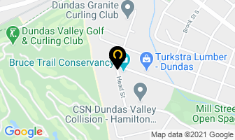 Branocon (Hamilton) Ltd in Dundas map