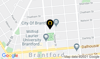 Brant Law Association in Brantford map