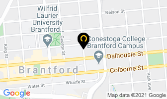 Brant Senior Citizen's Day Centre in Brantford map