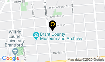 Brantford Fabrics in Brantford map
