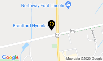 Brantford Hyundai in Brantford map