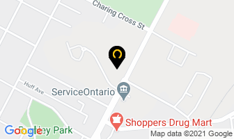 Brantford Therapeutic Massage in Brantford map