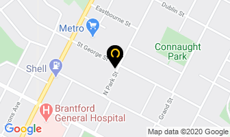 Brantford Vacuum in Brantford map