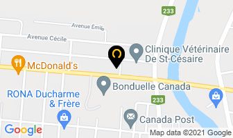 Brasserie 112 in Saint-Césaire map