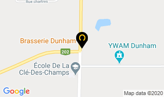 Brasserie Dunham in Dunham map
