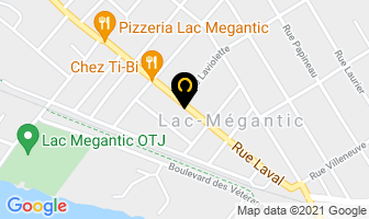 Brasserie Laval in Lac-Mégantic map