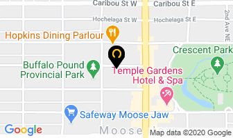 Braun D F Dr in Moose Jaw map