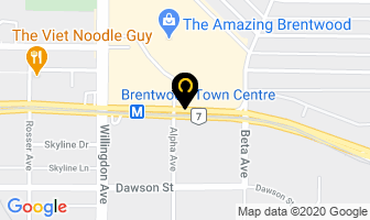 Brava Salon in Burnaby map