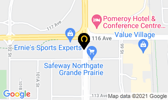 Breakfast Club in Grande Prairie map