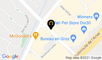 Breakout - Escape Game in Brossard map