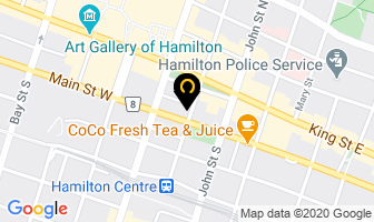 Brent Hurst in Hamilton map