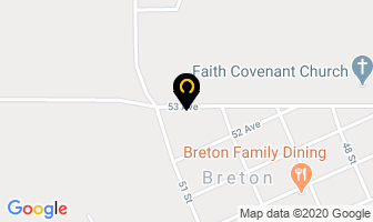 Breton Community Health Centre in Breton map