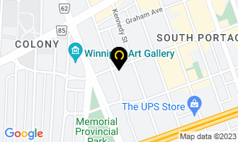 Brett Gladstone Criminal Law in Winnipeg map