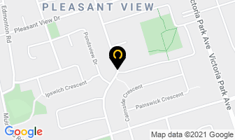 Brian Ps in North York map