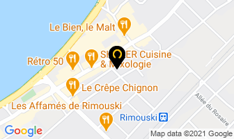 Briand Christine in Rimouski map