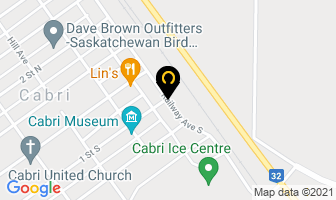 Brian's Autobody in Cabri map
