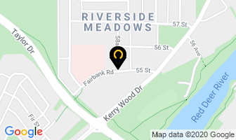 Brian's Concrete Service in Red Deer map