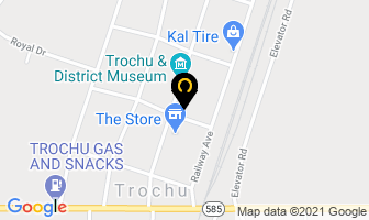 Brian's Service Centre in Trochu map
