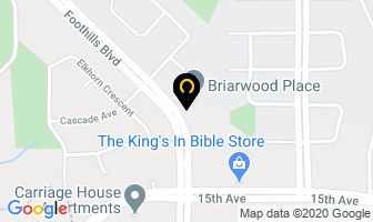 Briarwood Place in Prince George map