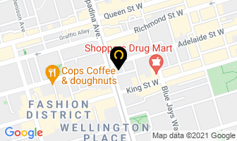 Bridals On Spadina in Orillia map