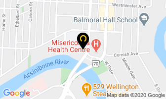 Bridge Motors in Winnipeg map