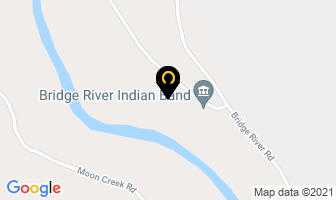 Bridge River Indian Band in Lillooet map