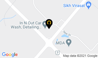 Bridgemark Aerospace Ltd in Brampton map