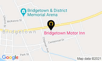 Bridgetown Motor Inn in Bridgetown map