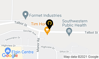 Bridgeview Motors in Baie-Comeau map