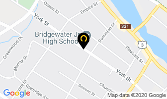 Bridgewater High School Cafeteria in Bridgewater map