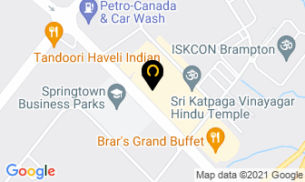 Bright Auto Services in Brampton map