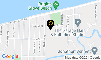Brights Grove Golf Club in Sarnia map