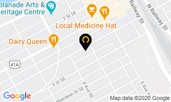 Bright's Prosthetic Laboratory Ltd in Medicine Hat map