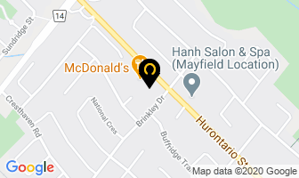 Brinkley Cleaners Inc in Brampton map