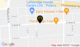 Brio Hair Salon in Lethbridge map