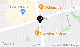 Brion Wilfert in Richmond Hill map
