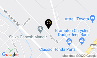 Bristol Car And Truck Rentals in Brampton map