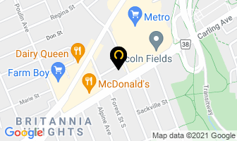 Britannia Heights Veterinary Clinic in Guelph map