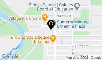 Britannia Law Office in Calgary map