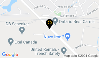Brite Manufacturing Inc in Bolton map