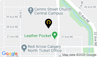 British Auto Specialists in Calgary map