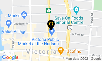 British Columbia Magazine in Victoria map