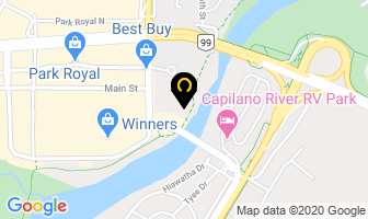 British Pacific Properties Ltd in West Vancouver map