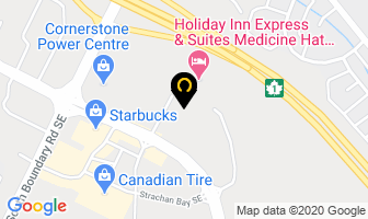Broadway Dental in Medicine Hat map