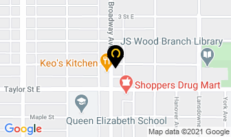 Broadway Family Physicians in Saskatoon map
