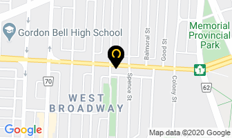 Broadway Pawn Sales Ltd in Winnipeg map
