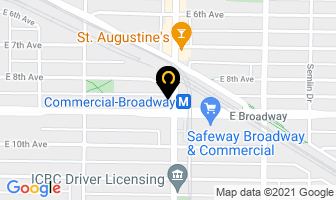 Broadway Station Dental Centre in Toronto map