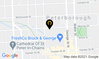 Brock Mission in Peterborough map